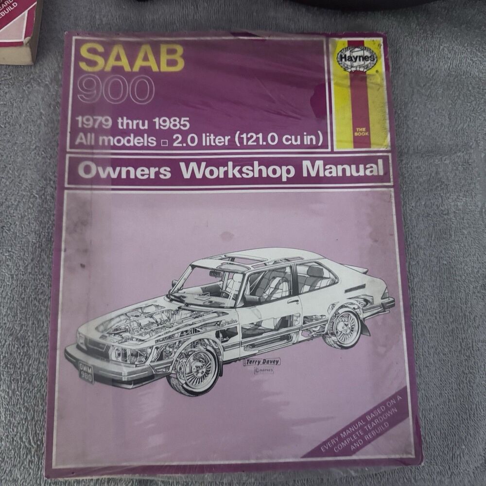 1979-1985 SAAB 900 SHOP MANUAL / HAYNE'S SERVICE BOOK 1980 1981 1982 1983 1984